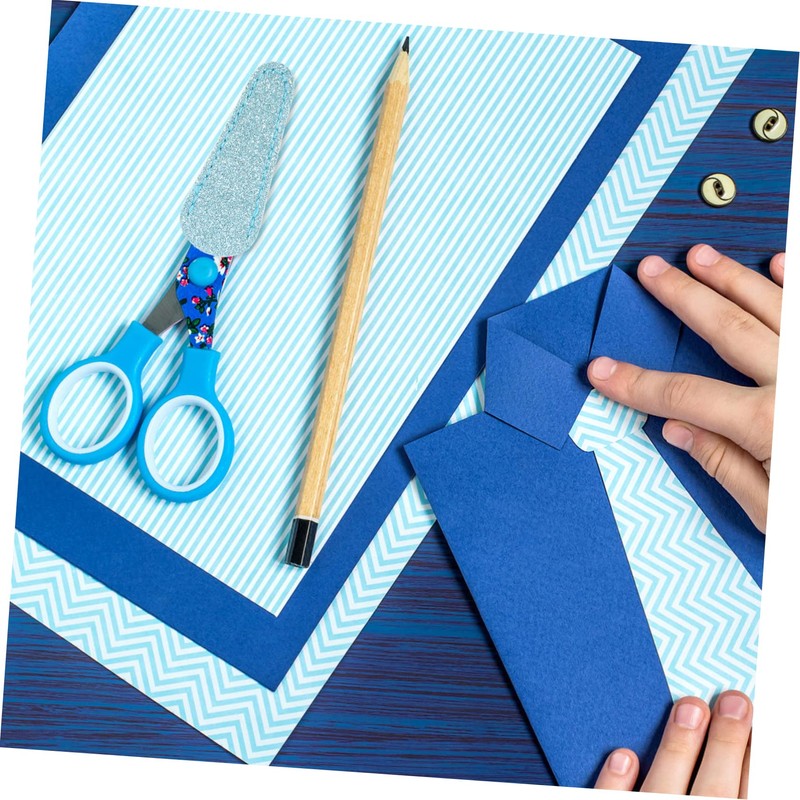 OATIPHO 2pcs Scissor Leather Protective Cover Barber Shear Case for