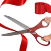 Red Ribbon Cutting Ceremony Kit – 25" Giant Scissors for