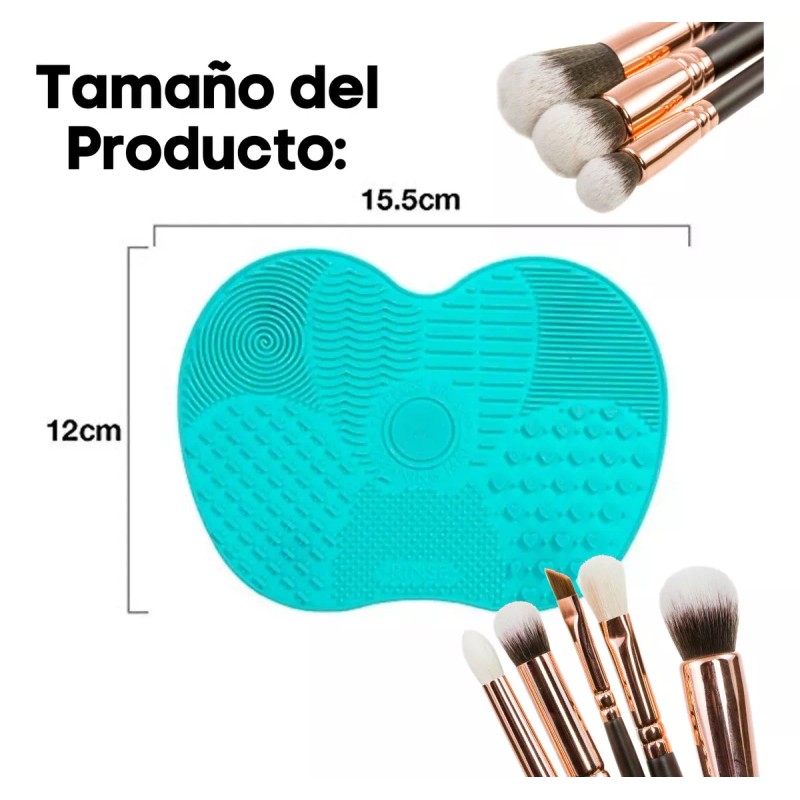 Universo en Linea Tapete Lava Brochas De Silicon, Limpia Brochas