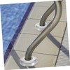 Operitacx 4pcs Heavy Duty Stainless Steel Handrail Covers for Inground