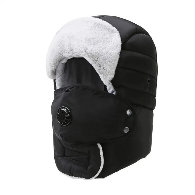 2027 NEW KJ Thick Plush Cycling Winter Hat with Ear