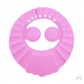 Adjustable Shampoo Cap with Ear Protection Pink 10ea