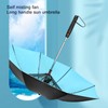 Sun Umbrella with Fan Mister 190T Vinyl Fiberglass UV Proof