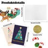 SULOLI Set of 16 Christmas Cards (15.2 x 10.2 cm)