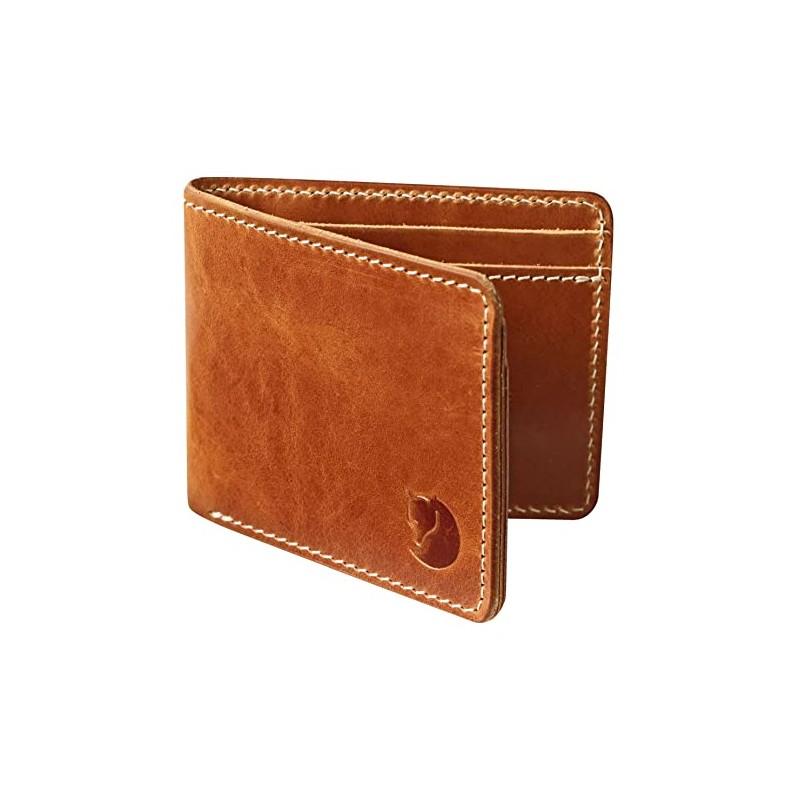 Fjällräven Övik Wallet, Leather Cognac