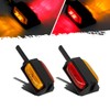 Partsam 2x 4 LED Clearance Trailer Fender Lights Amber Front