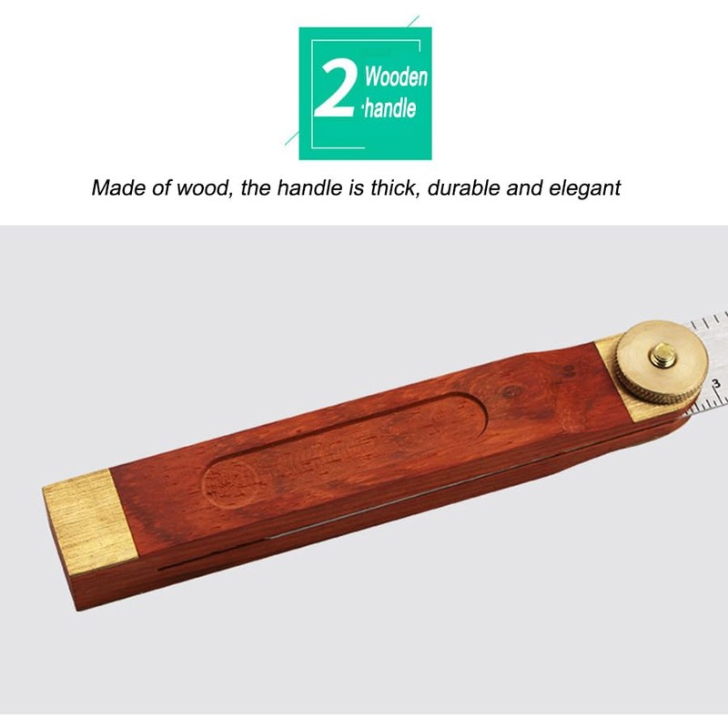 Smgda 8 Inch Stainless Steel T-Bevel Gauge & Angle Finder