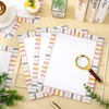 FYSUIMU 80 Sheets Boho Stationery Paper Stripe Dot Letterhead Letter