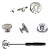 12 Pcs Button for Sewing Metal Jeans,Granmagazz Button Pins for