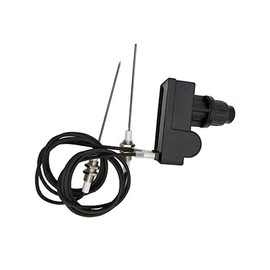 METER STAR - Kit de encendido para parrilla, batería AA, dos salidas con cable de bujía, longitud de 1 metro de largo (dos electrodos)