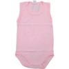 Tontiny Baby Soft%100 Cotton Sleeveless Baby Bodysuit Easy Dressing Onesie