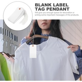 Gatuida 100 piezas Etiquetas Colgantes de Cartón para Ropa y Joyería Etiquetas de Precio Resistentes y Fáciles para Eventos Tiendas