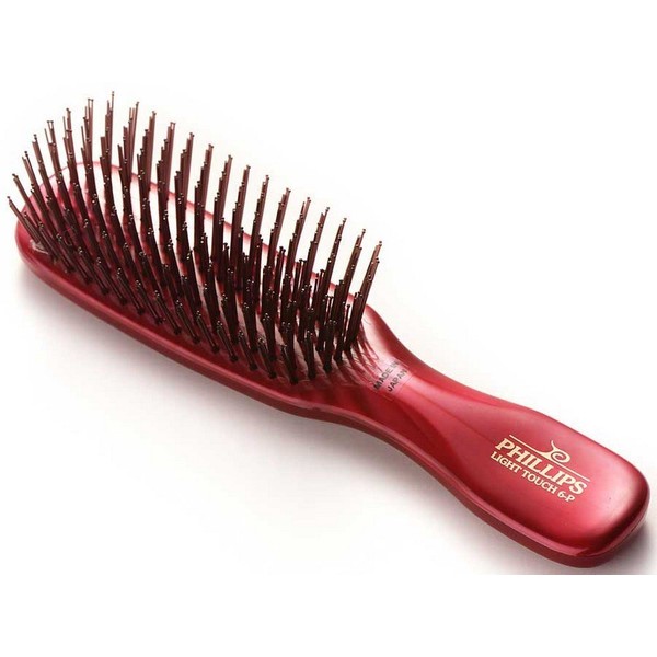 Phillips Brush Ruby Light Touch 6 Hair Brush - Part of the Gem Collection