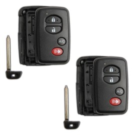 RemoteSuperMarket 2 For 2011 2012 2013 2014 Toyota Prius Plug-In Replacement Shell Case Pad 4b AC