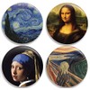 Famous Classic Artwork Paintings Pinback Buttons/Pins (2.25 inches) Set of