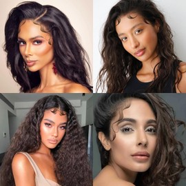 Hair Edges Tattoos Stickers Baby Hair Curly Hair Bang Fake Hairline Hair Edges Waterproof Stickers for Women Lasting Makeup Tool (2 PCS)