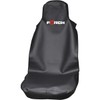 Förch Black Faux Leather Seat Protector with Airbag Approval, Protective