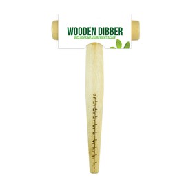 Wooden Dibber, Includes Measurement Scale for Accurate Planting, Ideal Hand Tool for Planting Seeds, Saplings and Bulbs With Ease And Precision