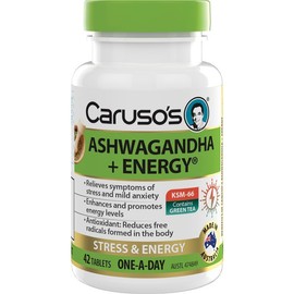 Carusos Ashwagandha + Energy 42 Tablets