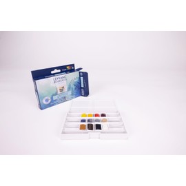 Lefranc Bourgeois Fine, Fine Watercolour 1/2 Pan Watercolour Set 12 Colours