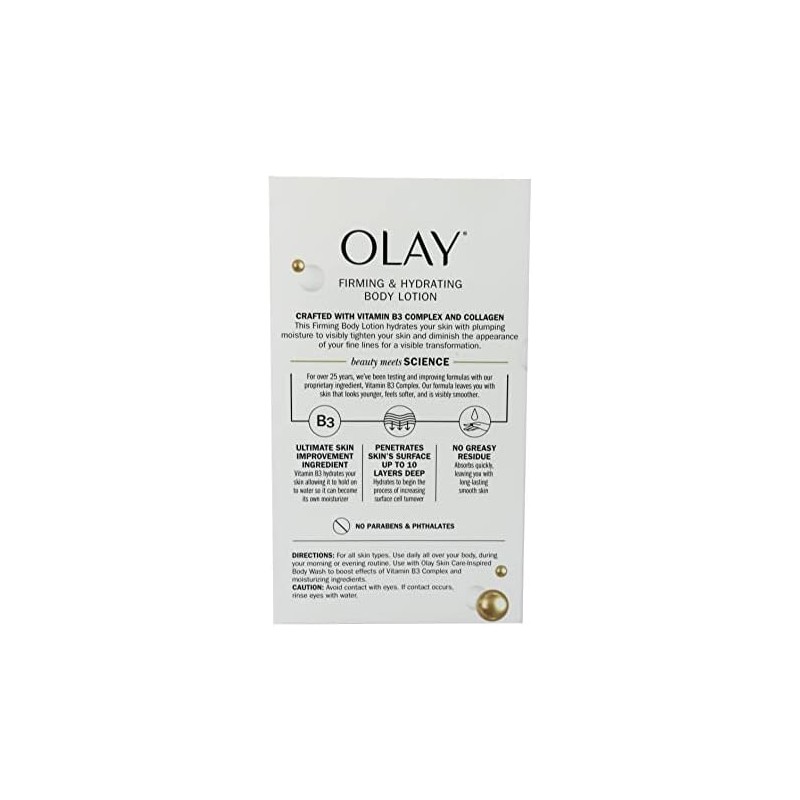 Loción corporal reafirmante e hidratante con colágeno y vitamina B3