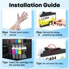Miss Deer LC404 Black Ink Cartridges Compatible Replacement for Brother