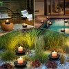 Solar Floating Pool Candle Lights, 3-Pack Solar-Powered Small Floating Candles