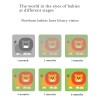 Tarjetas Estimulacin Visual Montessori Beb 0-36 Meses 80 Piezas Alto