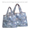 allydrew Large & Small Foldable Tote Nylon Reusable Grocery Bags,