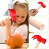 HAOWANWW 4Pcs Hammer Toys with 40Pcs Small Wooden Hammer Simulation