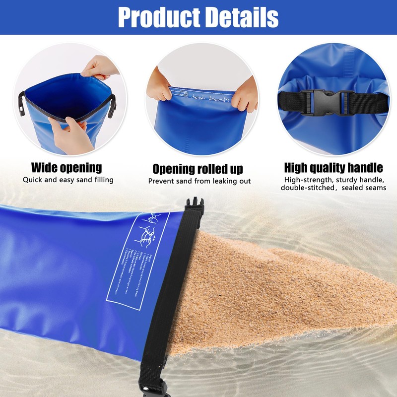 30 lb Heavy Duty Pool Ladder Weights - 4 Pack