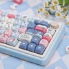 COOMICKEY Custom Keycaps 130 Keys Cute Keycaps Dye Sublimation PBT