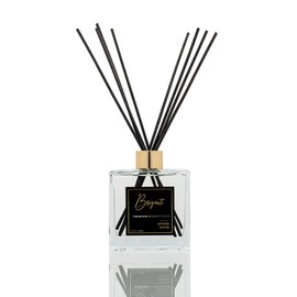 BRIGANTI Premium Reed Diffuser Set, Flameless Home Fragrance and Aromatherapy - Oversized 6.5 Fluid Oz. (White Wine)