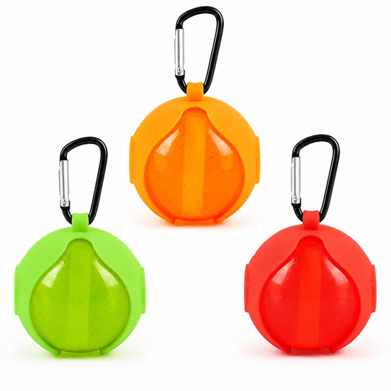Silicone Golf Ball Holder for Easy Carry – Protective Carabiner