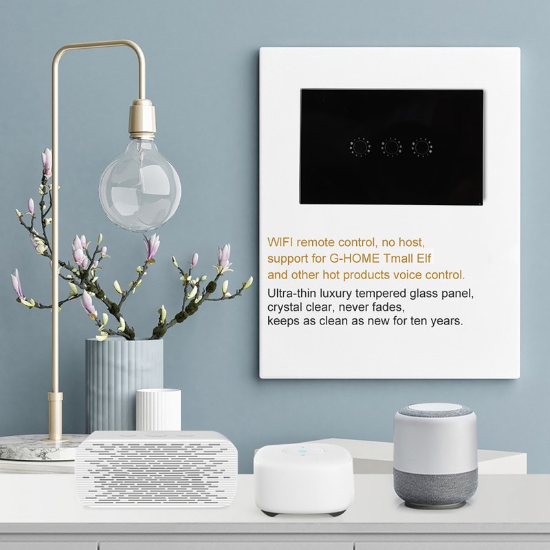 1/2/3 Gang Smart WIFI Wireless Touch Switch Panel Switch Remote