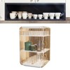 shenruifa Cup Storage Rack Stackable Plastic Clear Cup Organizer Box