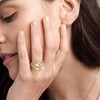 Teardrop Chunky Rings for Women Thick Statement Rings Adjustable Chunky