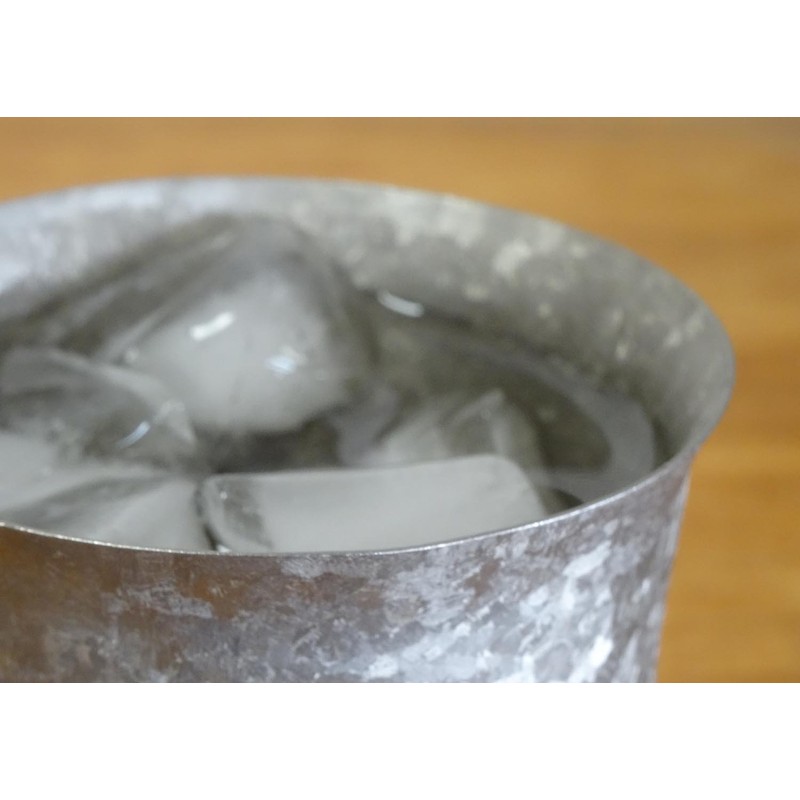 Horie Niigata Prefecture Tsubame made in Titanium Double Tumbler Cotta