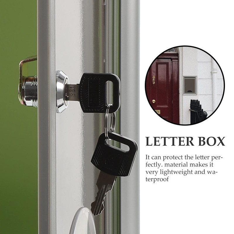Ipetboom 1 x Aluminium Letterbox with Lock Small Suggestion Box