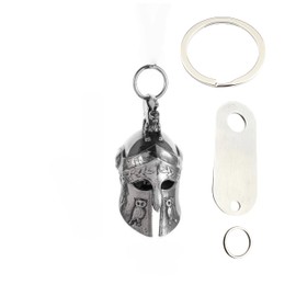 Yonghao Pavilion Motorcycle Defender Lucky Riding Clock Bicycle Pet Highway 66 Motorcycle Clock Pendant, Punk Hip Hop Silver (silvery5)