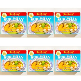 Mini Bao Long Vegetarian Soup Cubes, 2.64 oz, Pack of 6, 4 Cubes Each 齋湯料