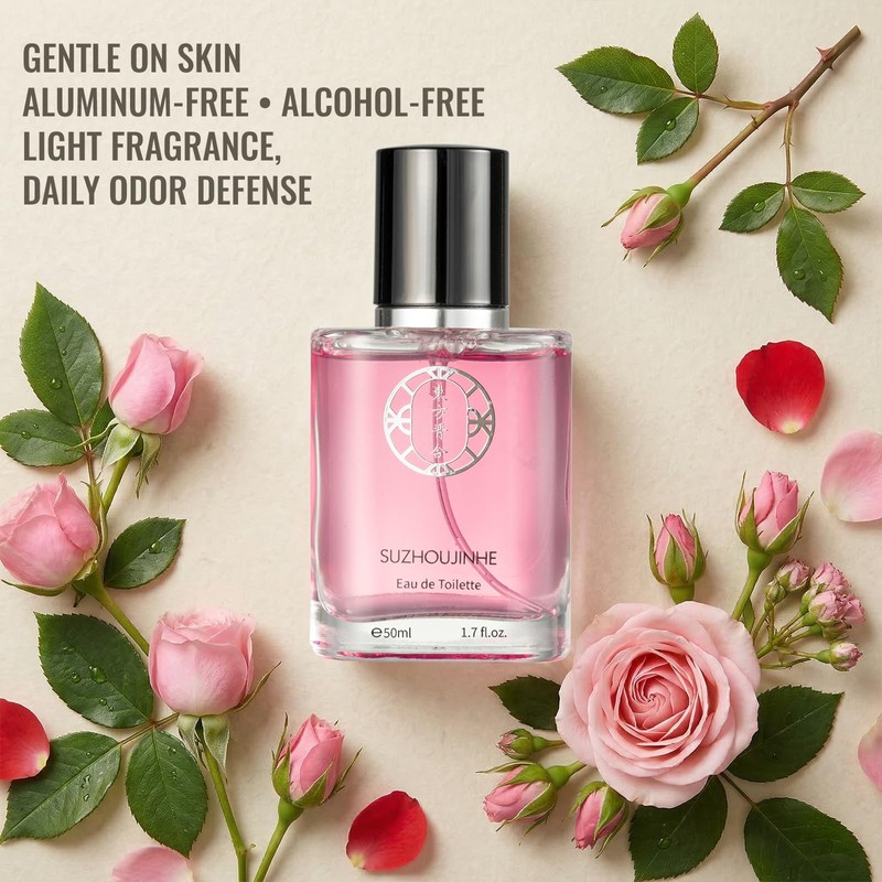 Enzyme Odor Control Body Mist,Rose Scent,Body Spray 1.7fl oz