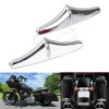 Unbranded ABS Rear Saddlebag Tip Accent Trim For Harley Electra