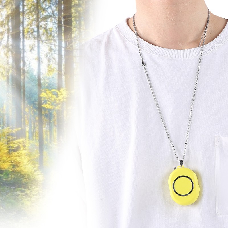 USB Rechargeable Portable Neck Hanging Air Purifier Wearable Negative Ion