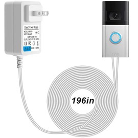 18V Video doorbell Power Adapter 110V-240V AC to DC 18V1A Adapter for Ring Video Doorbell Pro and Ring Video Doorbell 2,Fit for Honeywell Nest, Ring/Wyze Video Doorbell.