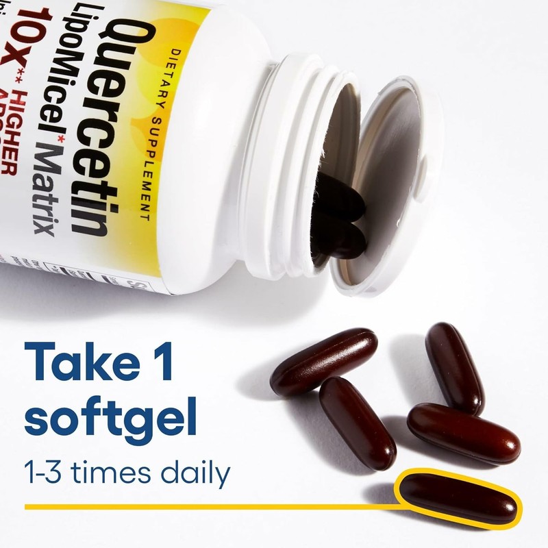 Natural Factors Quercetin LipoMicel Matrix - Supports Immune Health &