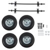 kimllier Black Inflatable All Terrain Generator Wheel Kit Replacement for
