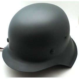 Snake Eye Tactical German M-35 Helmet w/Leather Lining & Helmet Stand