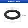 uxcell 15 Pcs Solid Nitrile Rubber Flat Washer DN65 3-1/8"