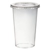 VEPATIM Smoothie Cups with Lid with Slot 400 ml Diameter